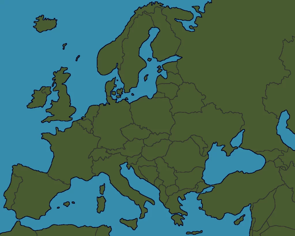 Map of Europe