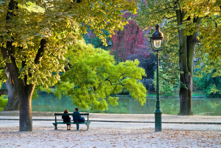 parc des Buttes-Chaumont in Paris, France