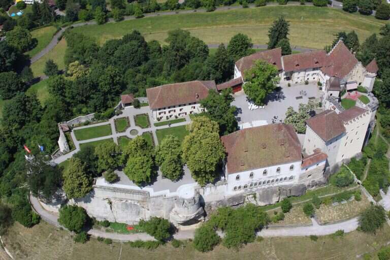Lenzburg Castle in Brugg, Switzerland