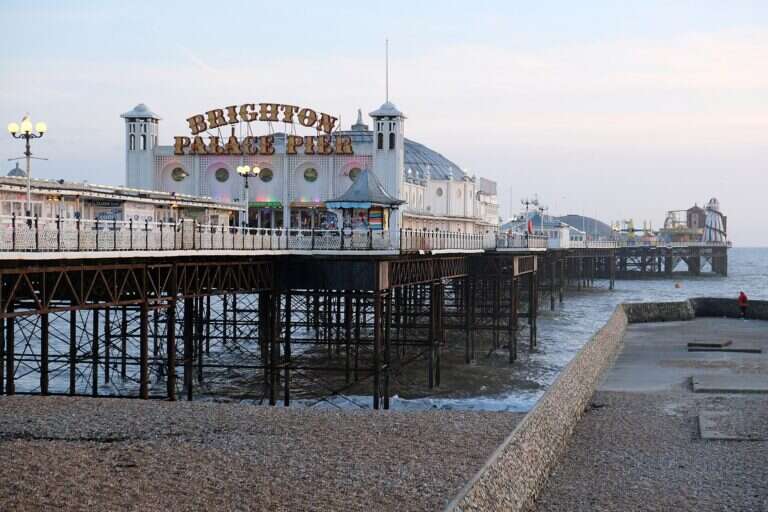 Brighton Pier in Brighton and Hove, United Kingdom