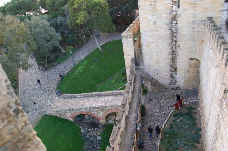 Castle of Saint George in Lisbon, Portugal