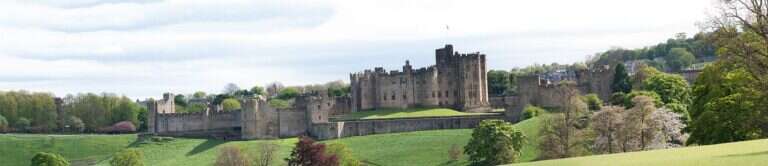 Alnwick Castle in Alnwick, United Kingdom