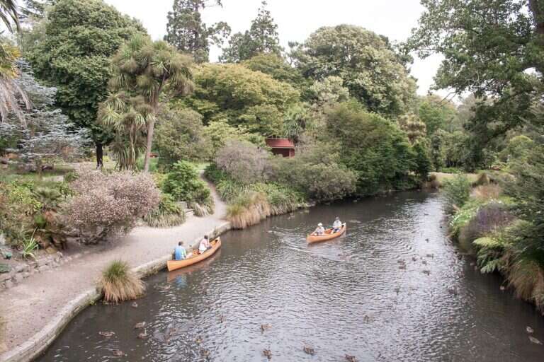 Christchurch Botanic Gardens in Christchurch, New Zealand