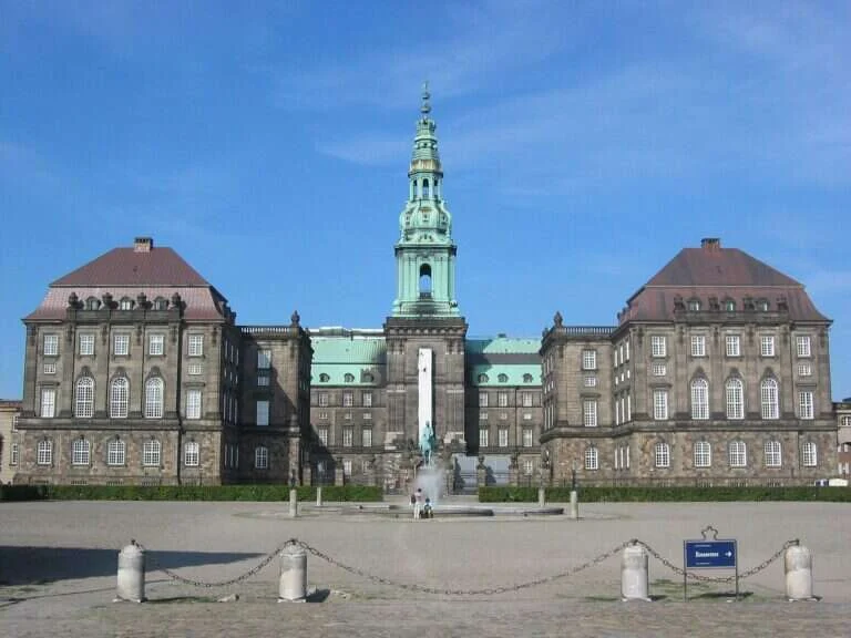 Christiansborg Palace in Copenhagen, Denmark
