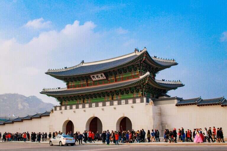 Gyeongbokgung in Seoul, South Korea