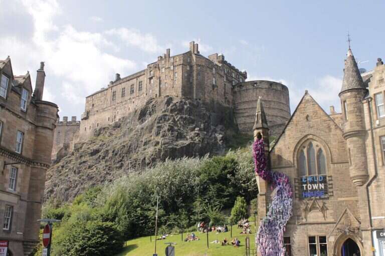 Edinburgh Castle in Edinburgh, United Kingdom