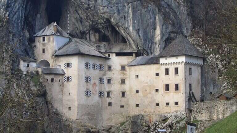 Predjama Castle in Ljubljana, Slovenia