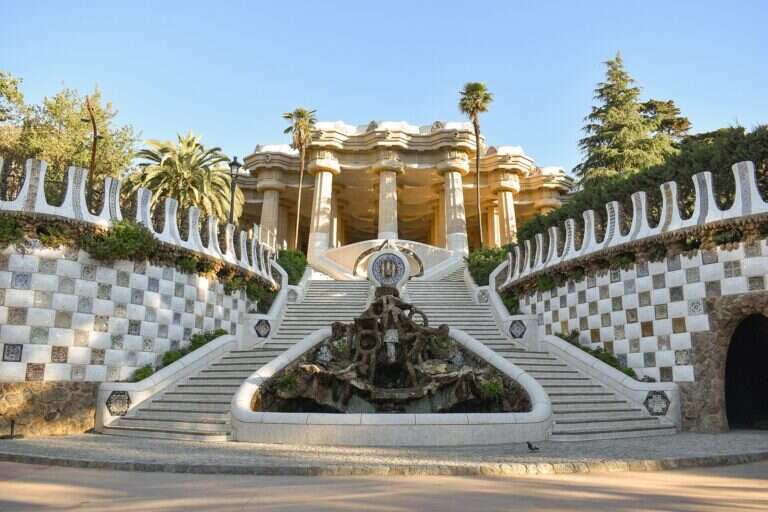 Park Güell in Barcelona, Spain