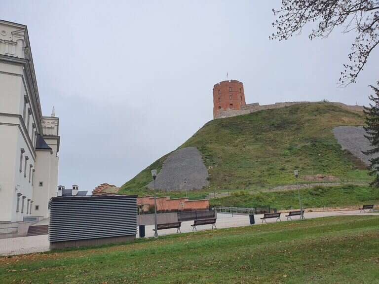Gediminas' Tower in Lithuania, Europe