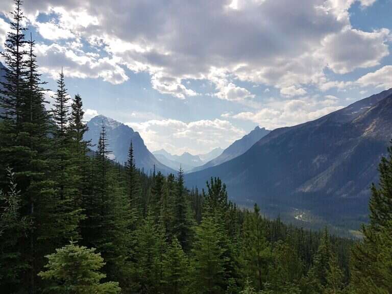 Jasper National Park in Canada, North America