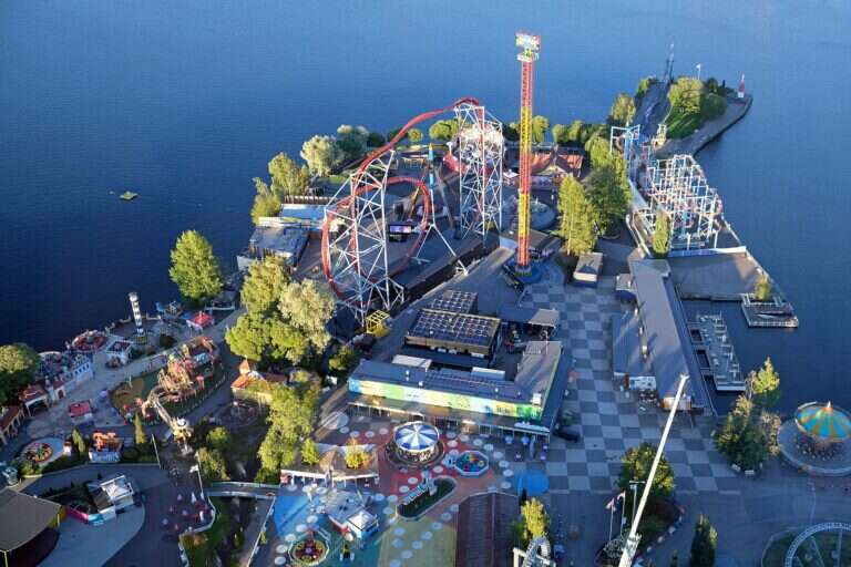 Särkänniemi in Tampere, Finland