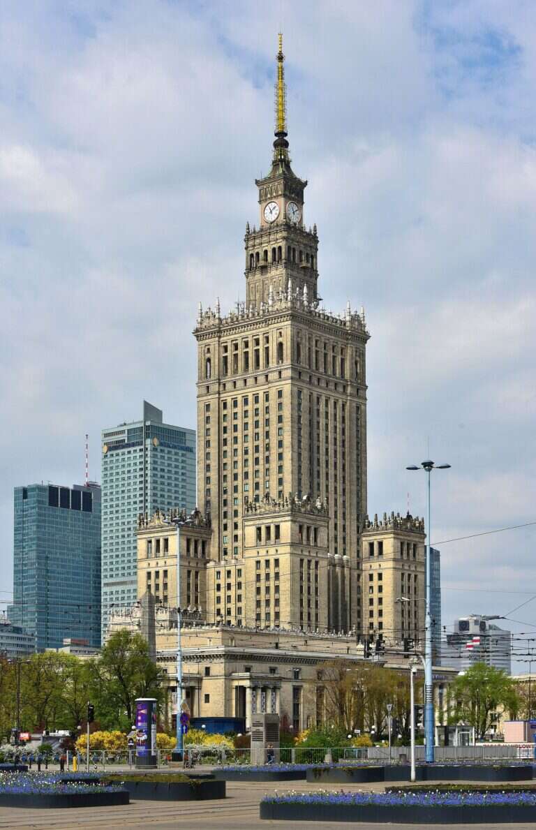 Palace of Culture and Science in Warsaw, Poland