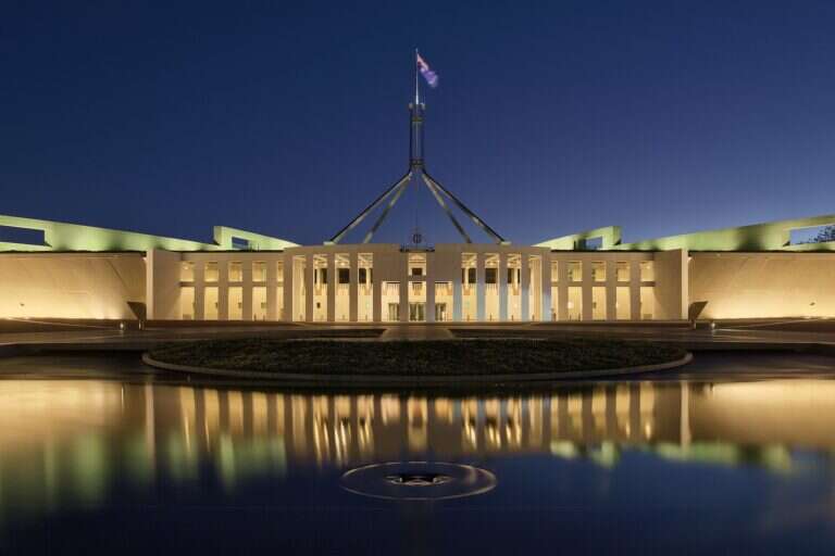 Parliament House in Canberra, Australia