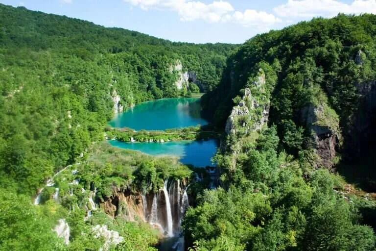 Plitvice Lakes National Park in Otočac, Croatia