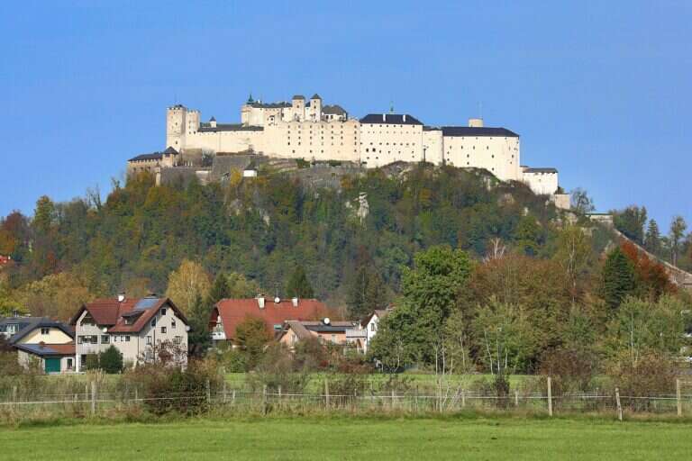 Hohensalzburg Fortress in Salzburg, Austria