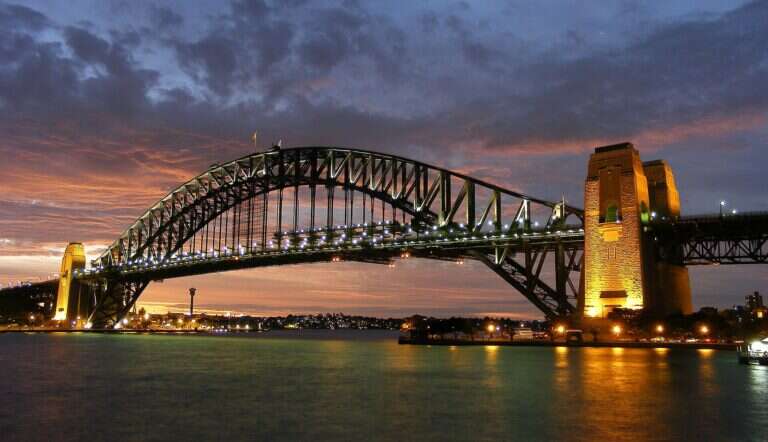 Sydney Harbour Bridge in Sydney, Australia