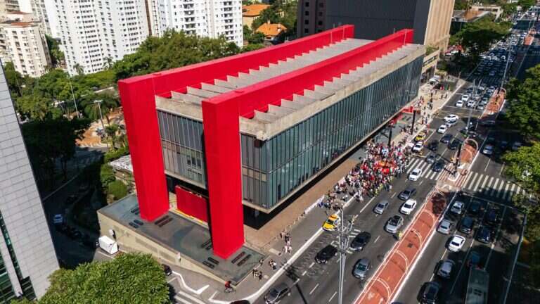 São Paulo Museum of Art in São Paulo, Brazil