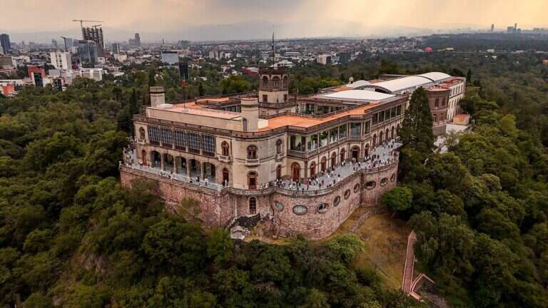 Chapultepec Castle in Mexico City, Mexico