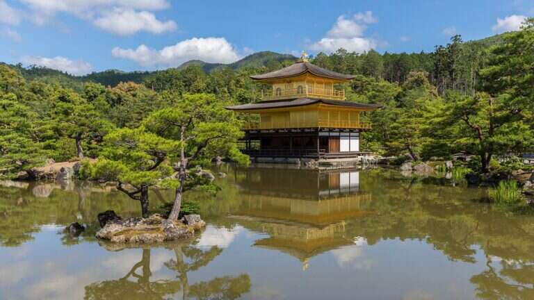 Kinkaku-ji Temple in Kyoto, Japan