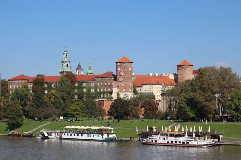 Wawel Castle in Kraków, Poland