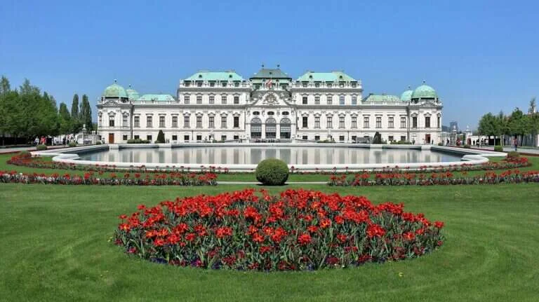 Belvedere in Vienna, Austria
