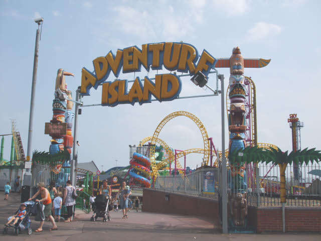 Adventure Island in Southend-on-Sea, United Kingdom