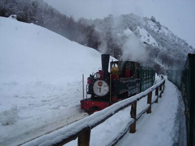 Southern Fuegian Railway in Ushuaia, Argentina