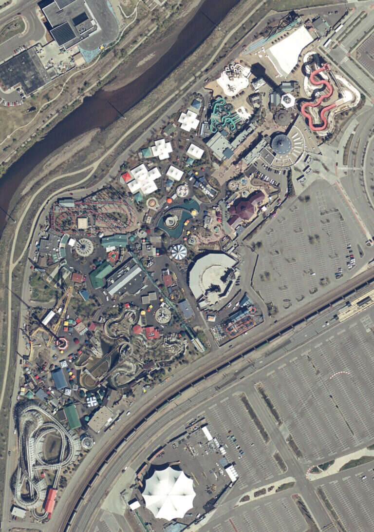 Elitch Gardens Theme Park in Denver, United States