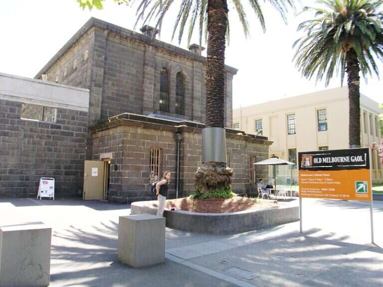 Old Melbourne Gaol in Melbourne, Australia