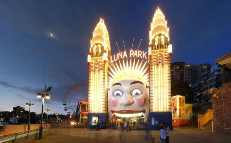 Luna Park in Sydney, Australia