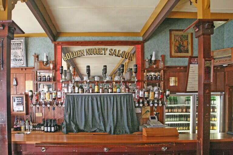 Shantytown Heritage Park in Greymouth, New Zealand