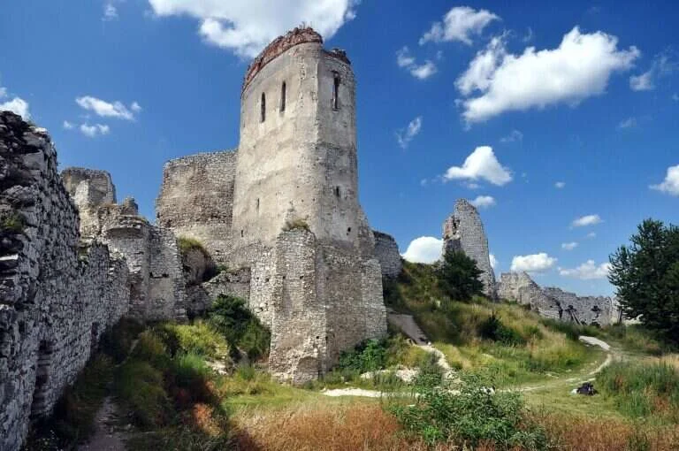 Čachtice Castle in Bratislava, Slovakia