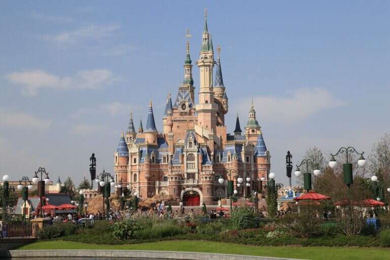 The Enchanted Storybook Castle at Shanghai Disneyland