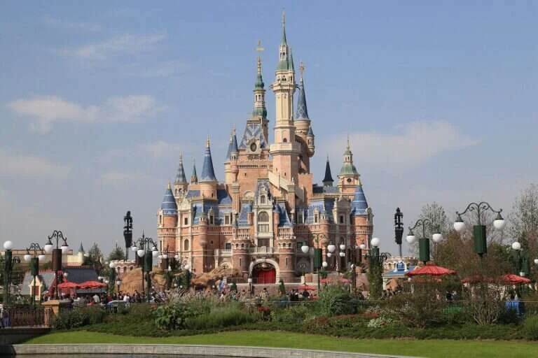 The Enchanted Storybook Castle at Shanghai Disneyland