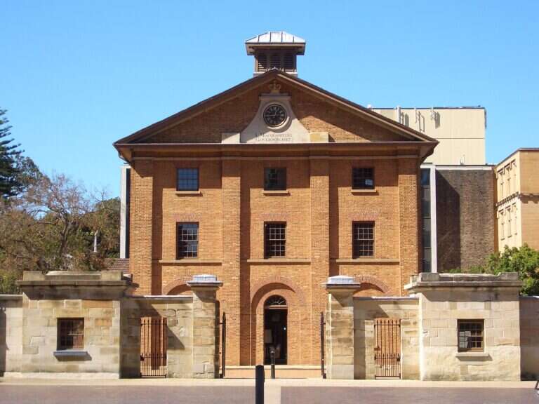Hyde Park Barracks in Sydney, Australia