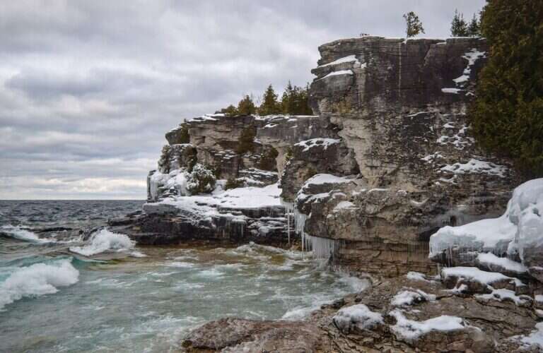 Bruce Peninsula National Park in Canada, North America