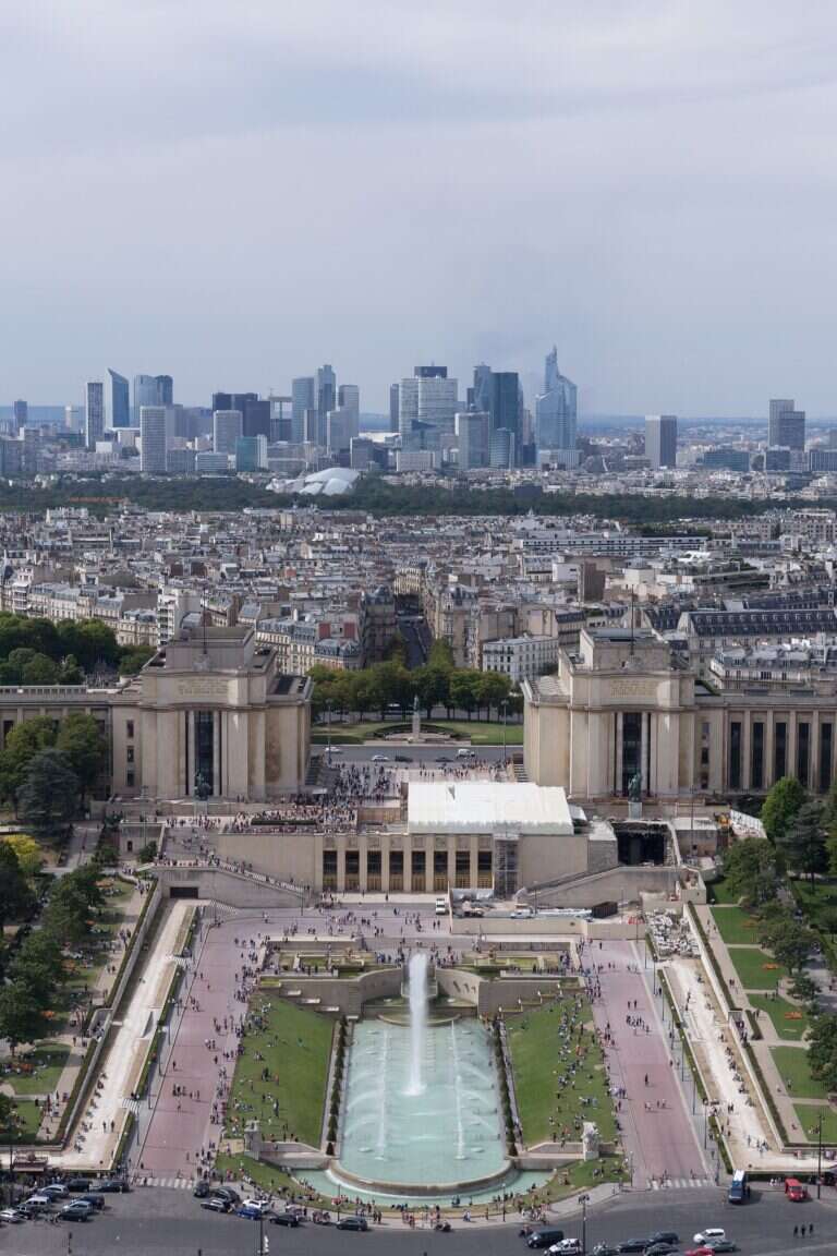 jardins du Trocadéro in Paris, France