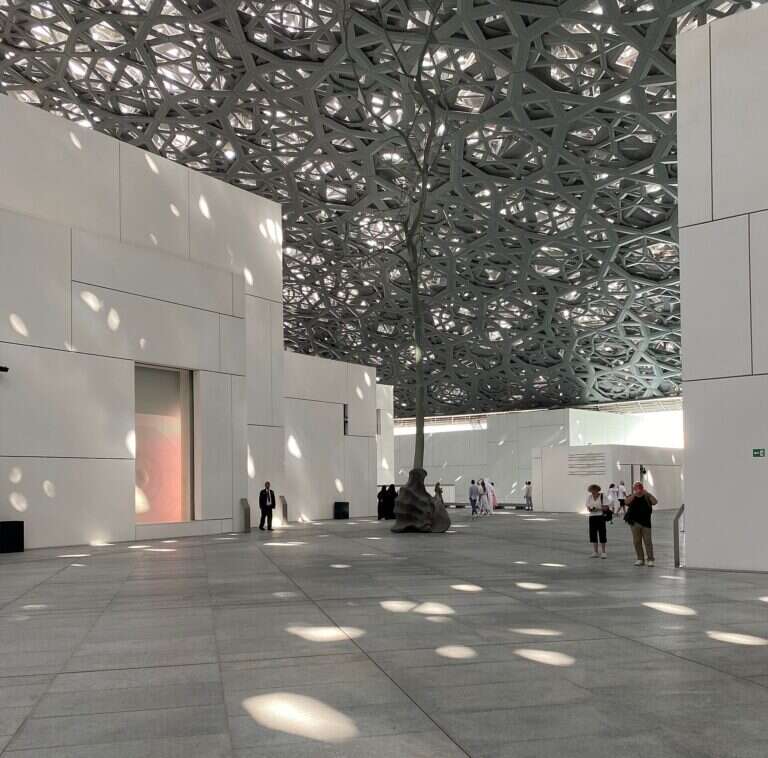 Louvre Abu Dhabi in Abu Dhabi, United Arab Emirates