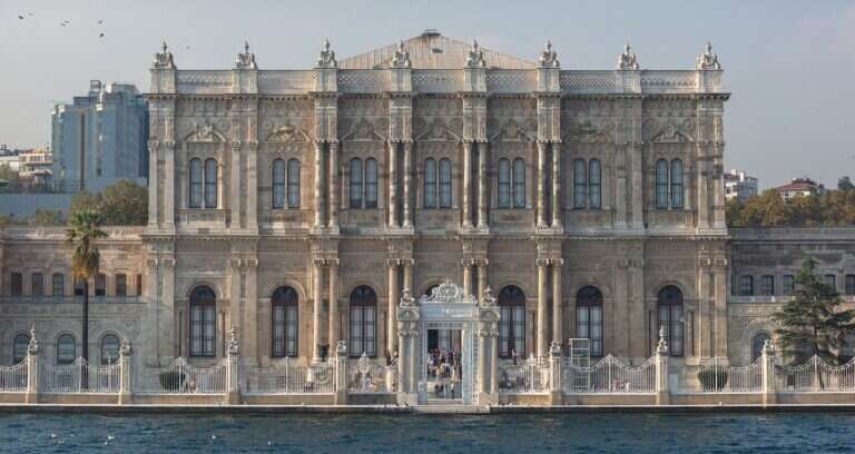 Dolmabahçe Palace in Istanbul, Turkey