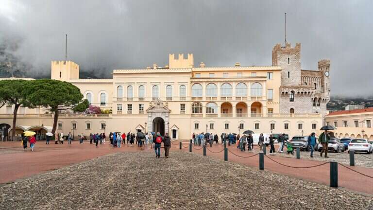Prince's Palace of Monaco in Monaco, Europe