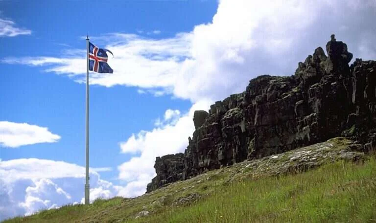 Thingvellir National Park in Reykjavík, Iceland