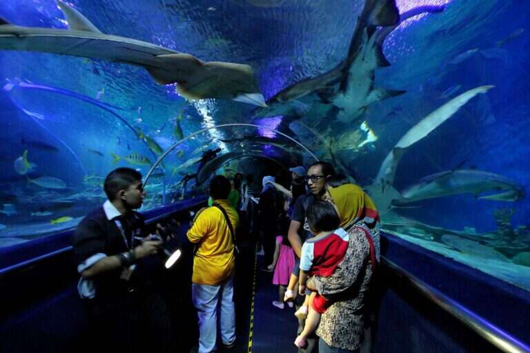 Aquaria KLCC in Kuala Lumpur, Malaysia