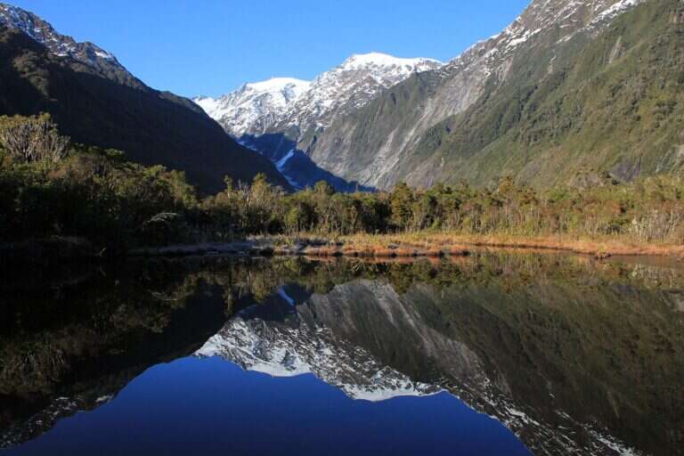 Westland Tai Poutini National Park in Aoraki / Mount Cook, New Zealand