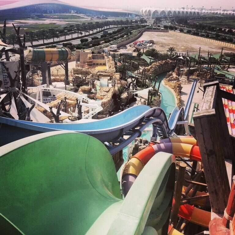 Yas Waterworld Abu Dhabi in Abu Dhabi, United Arab Emirates