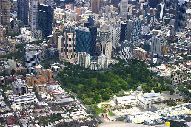 Carlton Gardens in Melbourne, Australia