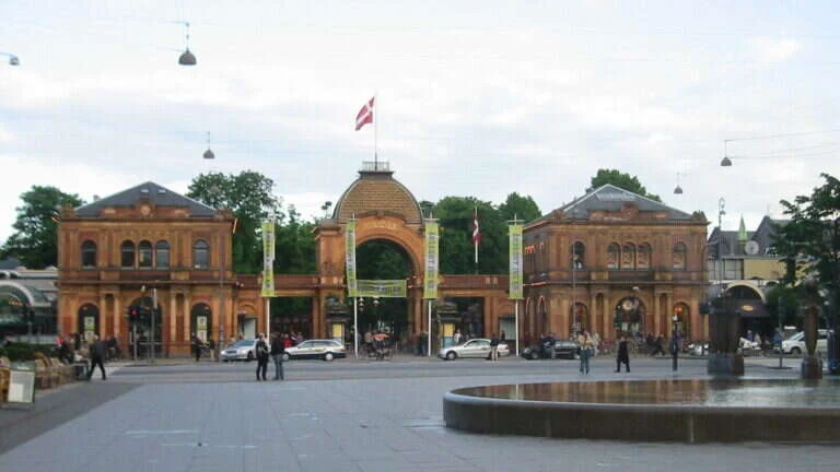 Tivoli Gardens in Copenhagen, Denmark