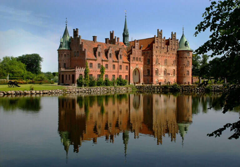 Egeskov Castle in Næstved, Denmark