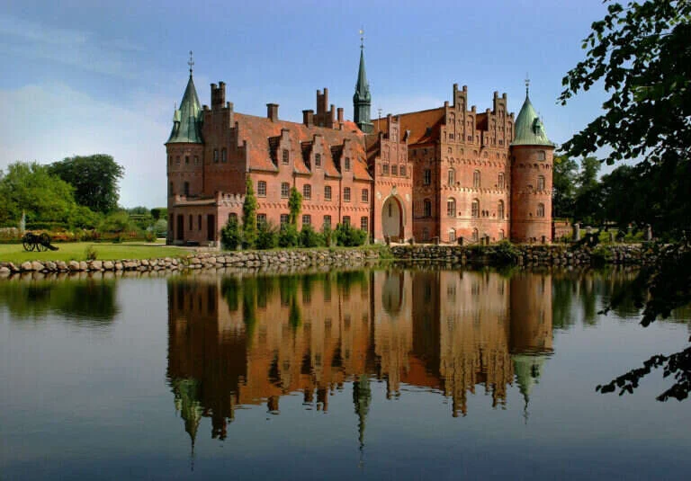 Egeskov Castle in Næstved, Denmark