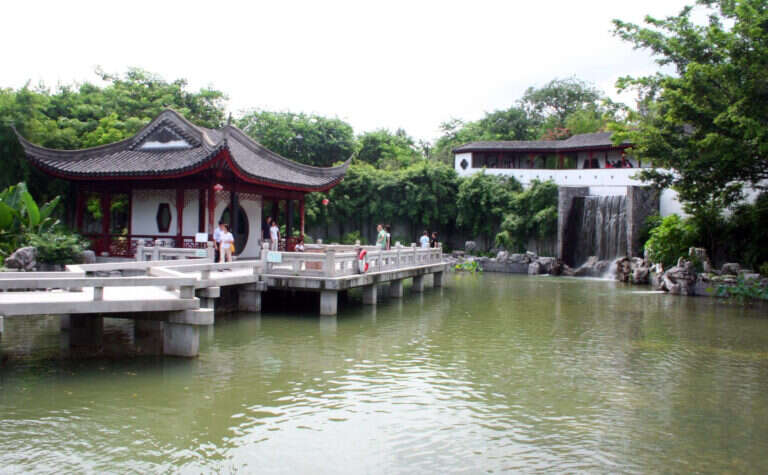 Kowloon Walled City Park in Hong Kong, People’s Republic of China