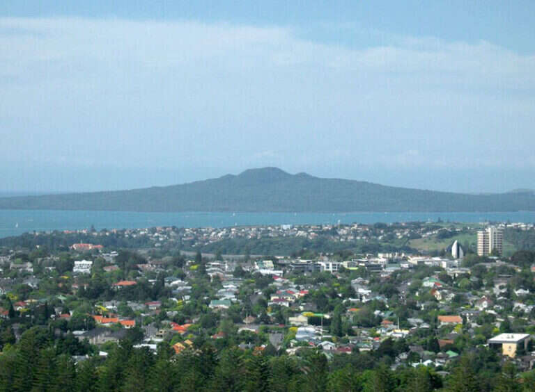 Rangitoto Island in Auckland, New Zealand